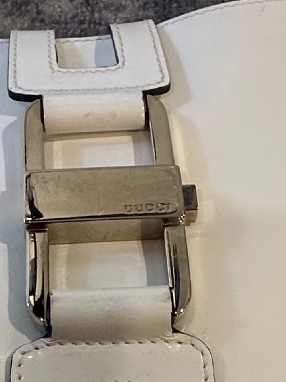 GUCCI JACKIE WHITE BAG - Picture 2 of 10